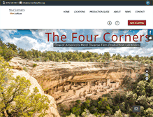 Tablet Screenshot of 4cornersfilmoffice.org